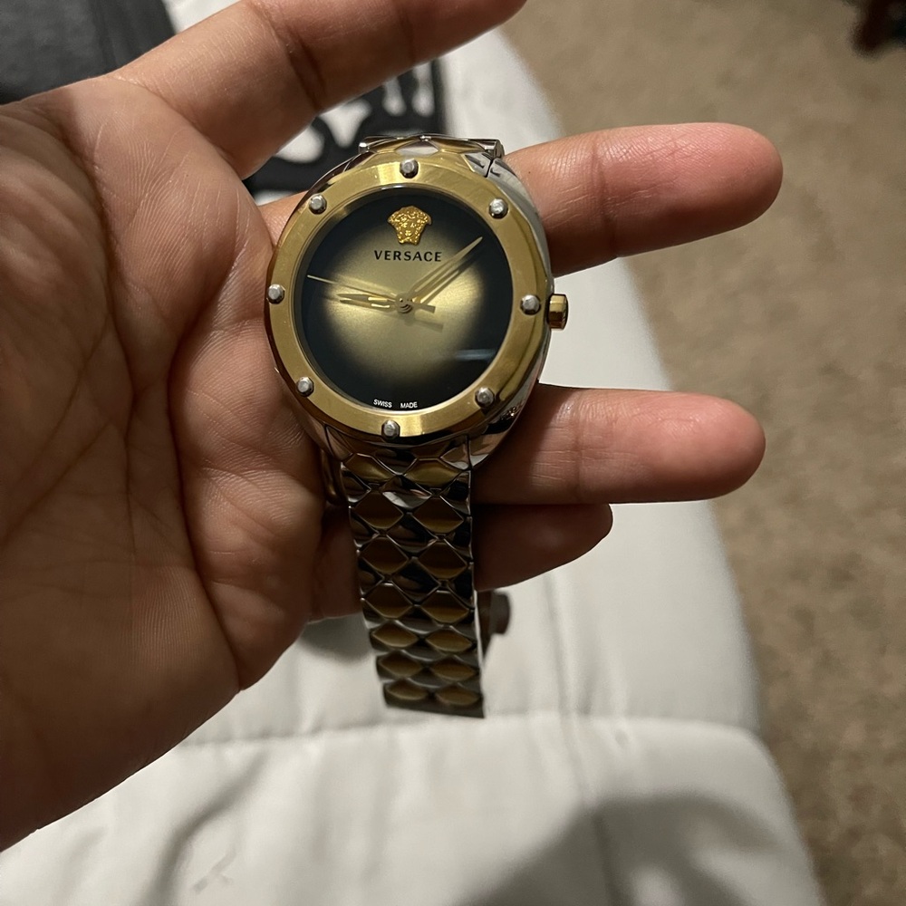 Versace women's Watch with Gold and Black Dial